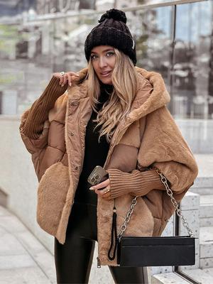 Женская куртка с высоким воротником, длинными рукавами и молнией, теплая, черная, зимняя