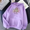 2023 Funny The Cat Hoodie Women Fashion Kawaii Korean Harajuku Sweatshirt Female 90s Cartoon Clothes Female Hood Oversized Girls