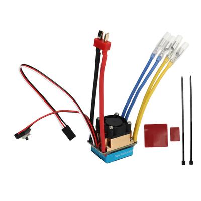 Щеточный ESC 80A/480A водонепроницаемый 2-канальный 6V 3A BEC выход автоматическая регулировка RC Car Щеточный ESC для 1/8