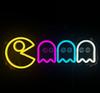 COLOURTHE Gaming Neon Light, Small Ghost Neon Light for Arcades, Game Rooms, Parties, and Living Room Wall Decor, USB Powered (Match 3 Motif)