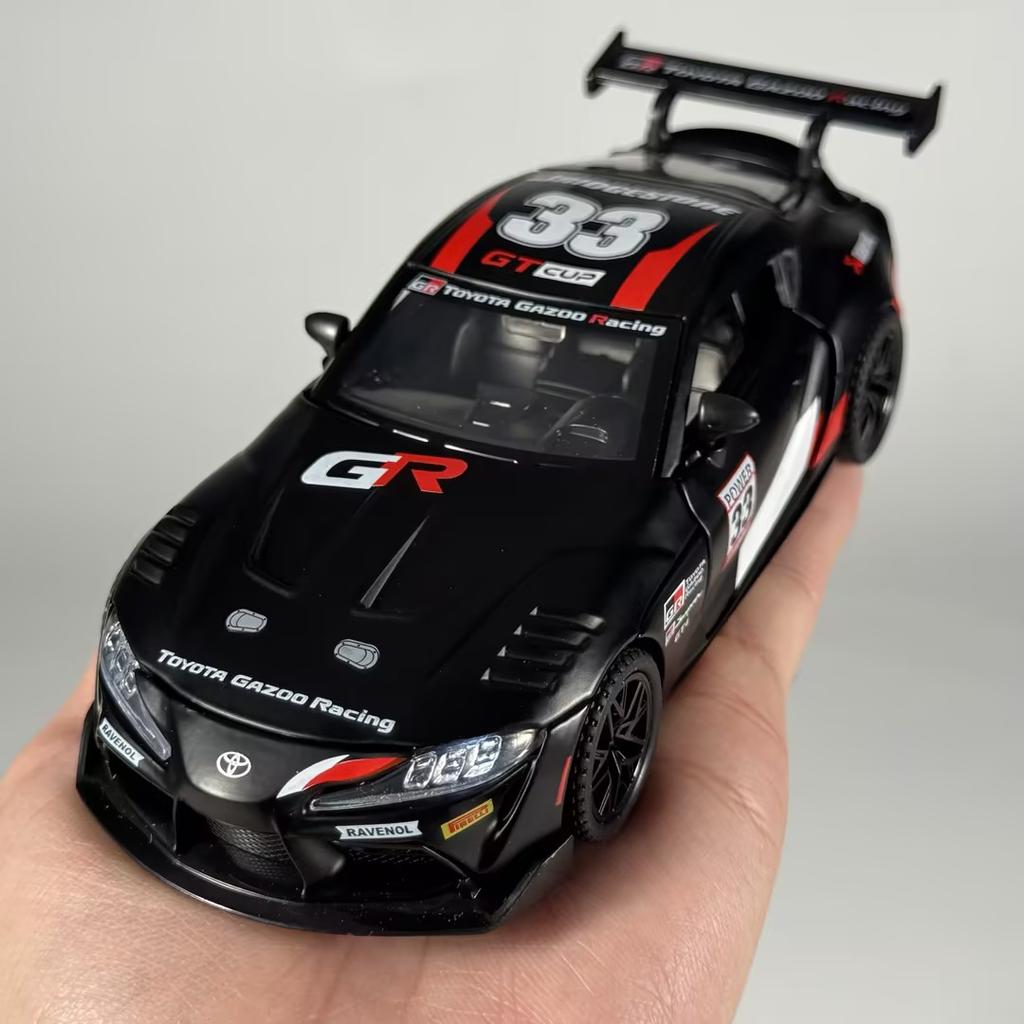 1:32 Toyota Supra GT4 GR Track Version Supercar Alloy Metal Diecast Model Car Home Trendy And Desktop Display Ornaments Birthday