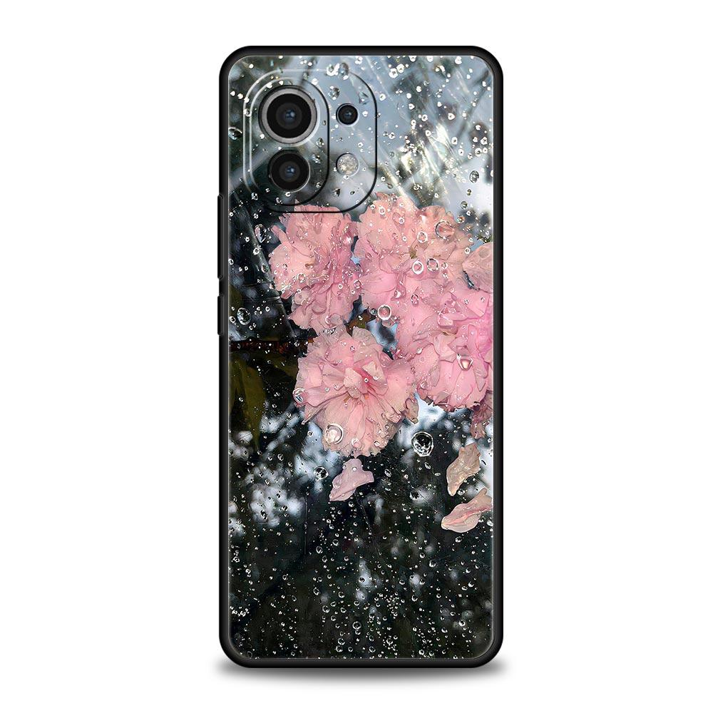Цветочное море Розовая вишня Чехол для телефона для Xiaomi Mi 17 15T 15 14 14T 13T 12T Pro 12 13 Lite 5G 11T Poco X6 X7 X5 Pro Мягкая крышка