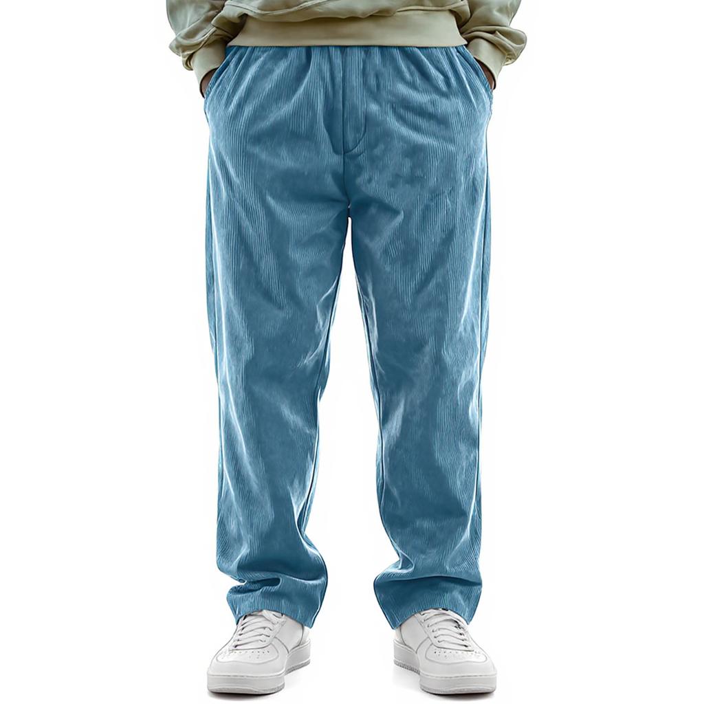 Мужская Мода Досуг Средняя Посадка Длинный Стиль Повседневные Брюки