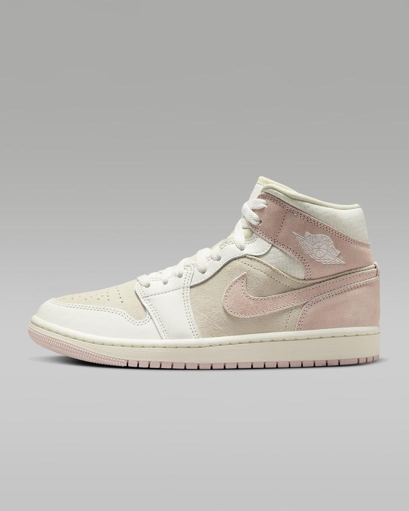 FQ1926-161 Nike Air Jordan 1 Mid SE Кокосовое молоко Парус Легендарный Розовый (Женский)