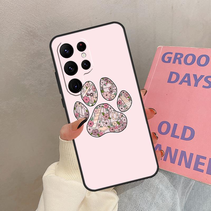 Чехол 'Лапка Собаки' для Samsung Galaxy S21 S22 S23 S24 S25 Ultra S9 S10 S25 Plus S20 FE S25 FE Чехол Coque