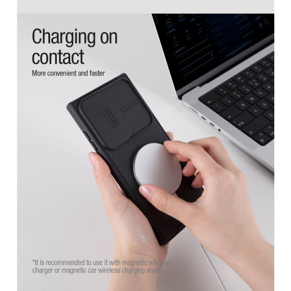 Чехол Nillkin CamShield Pro с магнитной выдвижной крышкой для камеры Samsung Galaxy S23 S22 Ultra, защитный чехол для объектива Samsung S23 Ultra