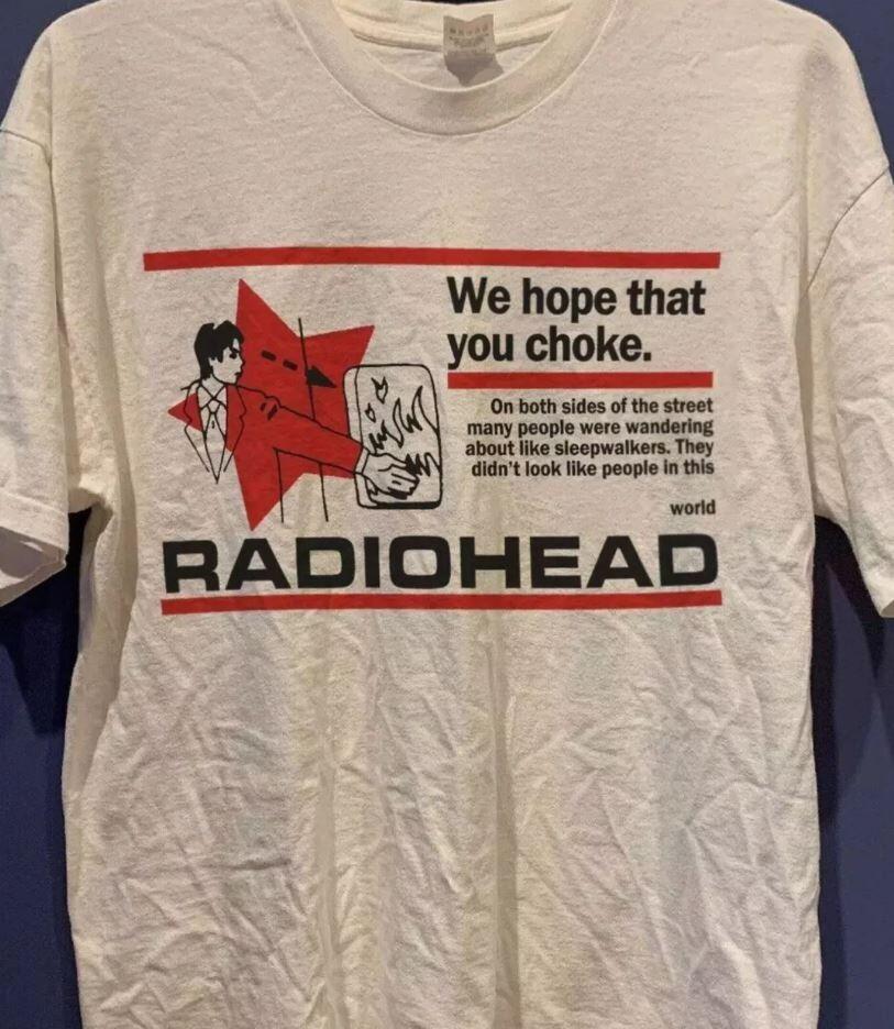 Radiohead Shirt Radiohead White T-shirt Unisex S-5XL Gift For Fan VM9367 Unisex T-Shirt