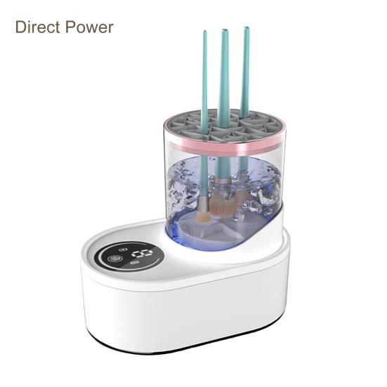 Электрический очиститель для кистей для макияжа, съемный USB-аккумулятор, автоматическая машина для чистки косметических кистей, держатель для сушки косметических кистей, контейнер для мытья инструментов