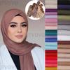 80*180cm Big Size Modal Rayon Cotton Jersey Hijab Scarf Ramadan Long Muslim Shawl Plain Soft Turban Wraps Women Headband