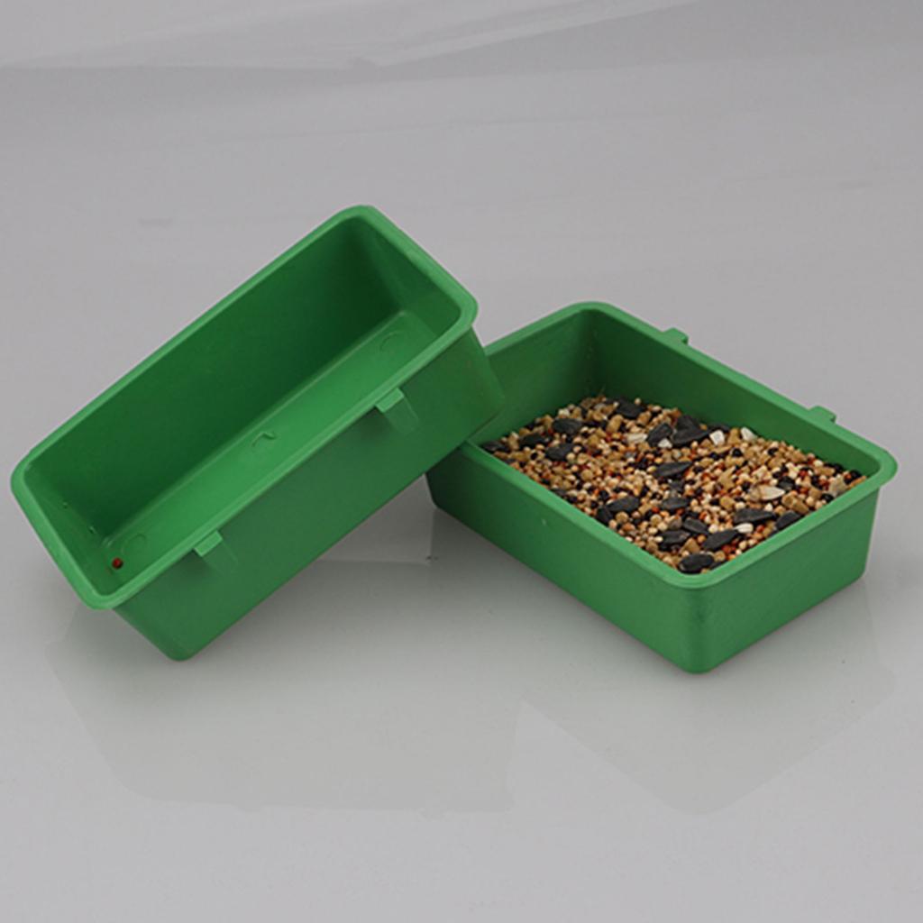 For Pigeon Water Cup Hanging Feeding Bowl for Chicken Quail Bird Plastic Water Food Feeder for Cage Small Parrot Bird Ba