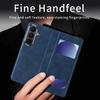 For Samsung Galaxy Z Fold 8 Ultra 7 6 5 4 Case Solid Color Flip Pu Leather Holder Design Protective Shell Protection Back Cover