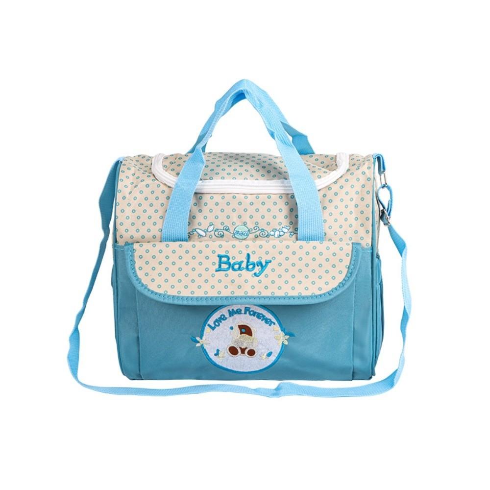 5Pcs/set Multifunctional Baby Diaper Bag Large Capacity Crossbody Bags New Shoulder Bag Mother Baby