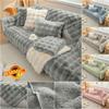 Thicken Rabbit Plush Sofa Blanket Slipcover Universal Non-slip Super Soft Sofa Towel Couch Cushion For Living Room Modern Home