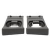 2Pcs Dashboard Cup Holder 25042561‑TGK707 Versatile Stylish Look Dash Cup Holder for Hilux Vigo 2005 to 2015 Grey