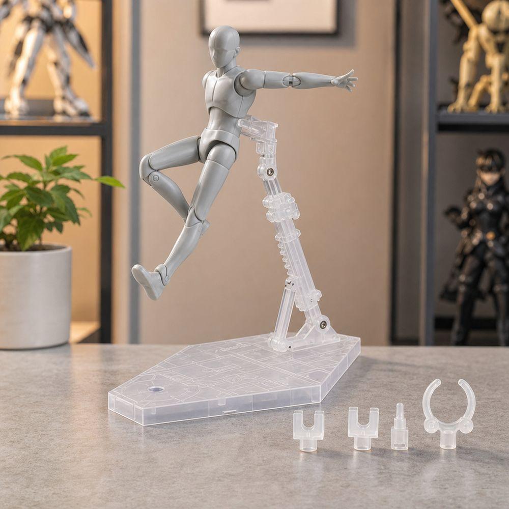 Replaceable Connectors Action Figure Stand Adjustable Arm Model Support Stand Model Display