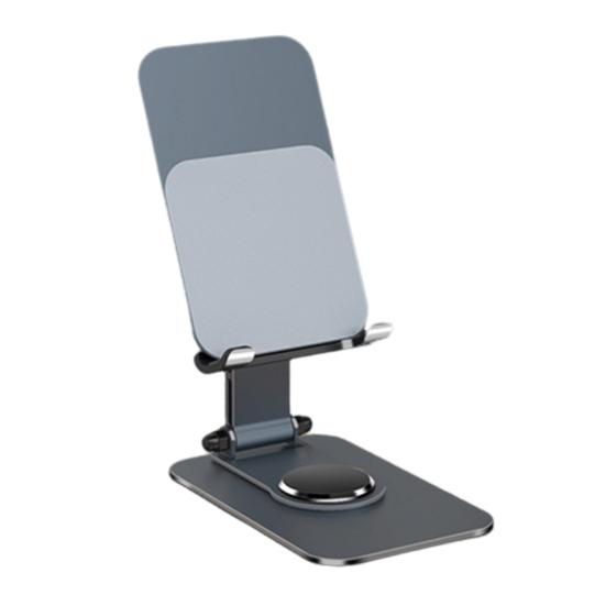 Алюминиевый держатель для мобильного телефона, планшета, вращающаяся на 360 градусов силиконовая основа, стабильная поддержка, складной телефон