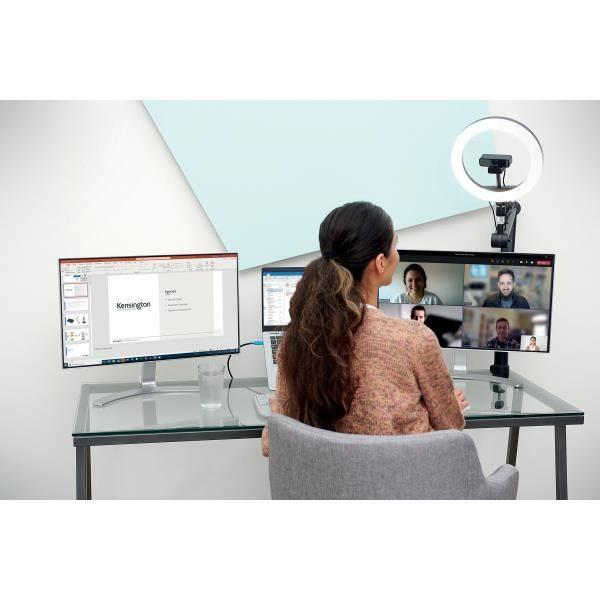 Гибкий кронштейн для веб-камеры - Kensington - A1020 - Черный - Гибкий - Регулируемый