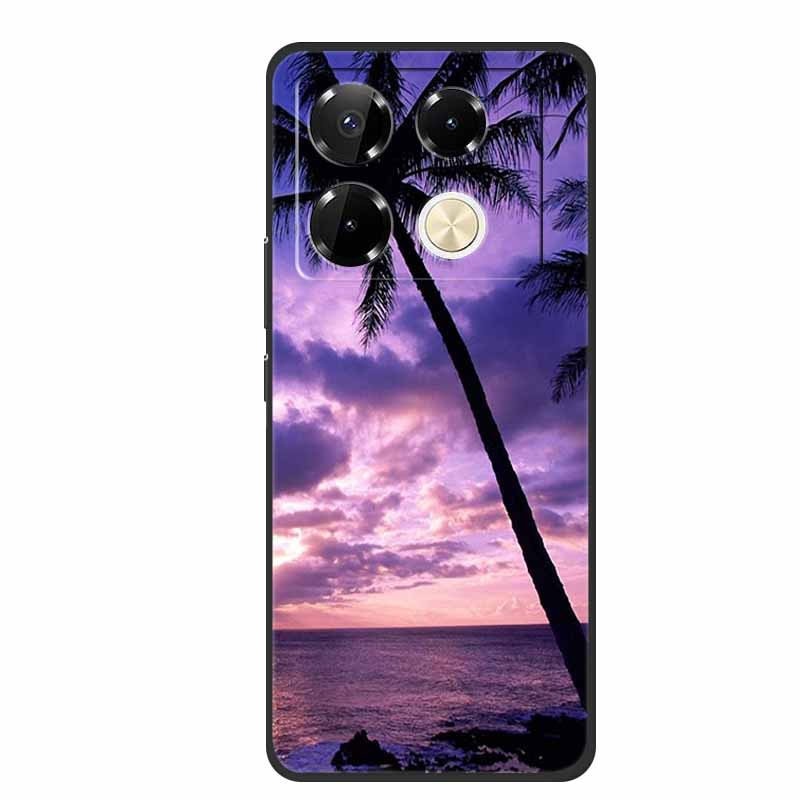 Чехол для Infinix Note 40 Pro 4G, мягкий силиконовый задний чехол из ТПУ для телефонов Infinix Note40 X6850 X6853, оригинальный цветной Capa
