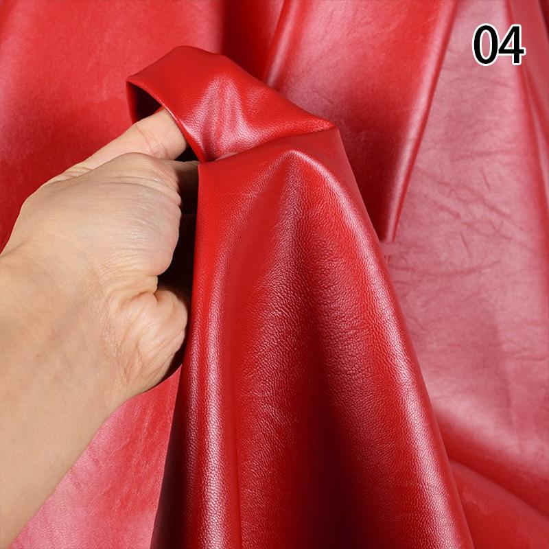 50*140m Matte Faux Leather Fabric Stretch Imitation Sheepskin Soft PU Fabric DIY Sewing Motorcycle Jacket Clothes Material