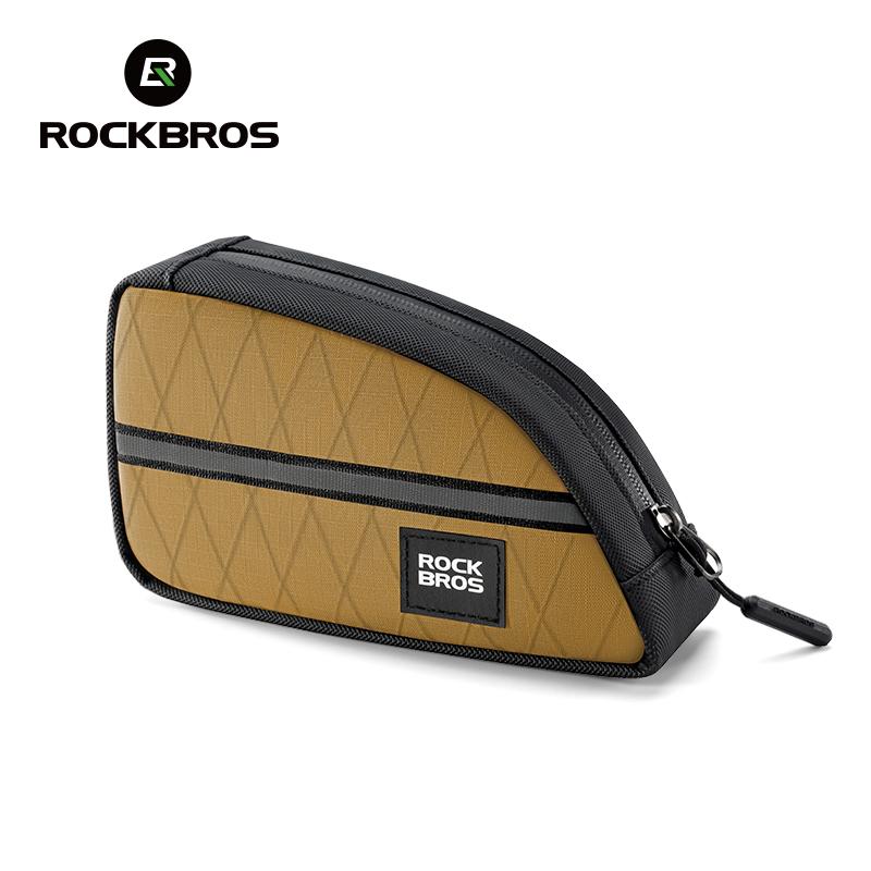 Велосумки Rockbros Для складного велосипеда Brompton 0,8 л Удлиненный дизайн Велосумка Треугольные сумки Сумка для уличных инструментов