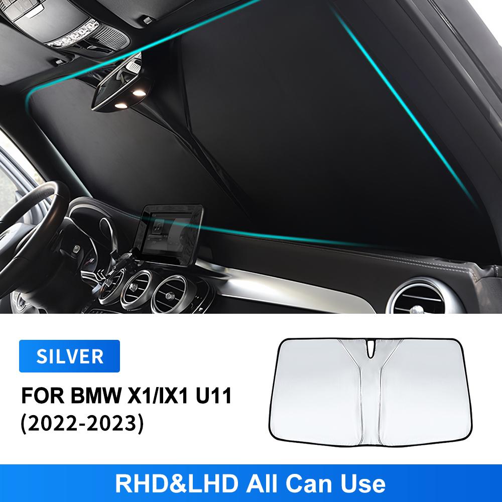 Автомобильные аксессуары для BMW X1 U11-IX1, складной зонт от солнца, зонт от солнца на лобовое стекло, портативный солнцезащитный зонт с защитой от УФ-лучей, интерьер