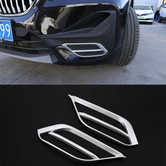 ABS Серебристый Внешний Накладка Рамки Противотуманной Фары Подходит Для BMW X1 F48 - 2 ШТ