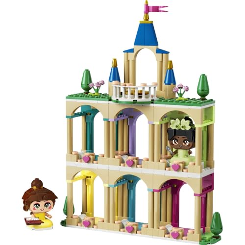 LEGO Disney Princess Belle and Tiana's Castle (Mini) - Toy, Birthday Gift, Educational Building Blocks, for Girls and Boys Ages 5, 6, 7, and 8, Disney