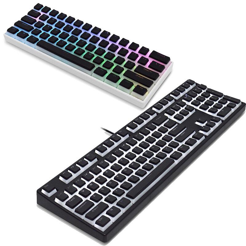 129Key General Pudding PBT Keycaps Two-color Injection OEM Translucent Keycap for 61/62/68/84/87/104/108/980k Mechanical Keyboar