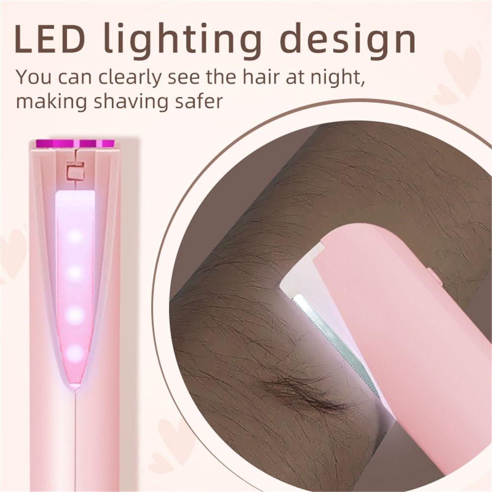 3 Customizable Speeds Electric Shaver 2-in-1 Design Dermaplaning Tool Women's Hair Removal