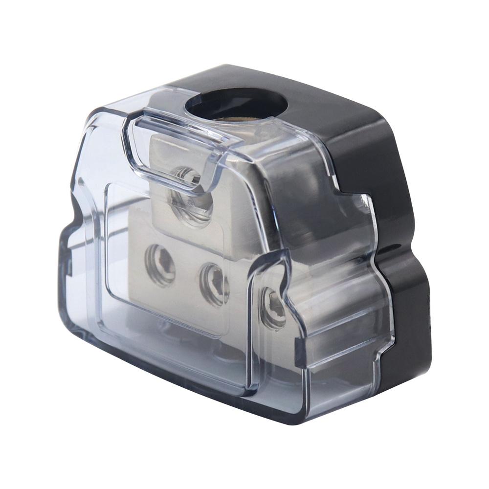 3 Way Distribution Block Car Audio Power Wire Splitter 0 Gauge In 4 Gauge Out