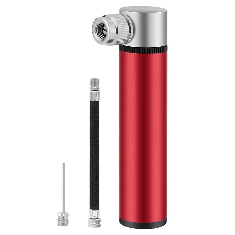 Портативный воздушный насос Мини-насос высокого давления Ручной насос для велосипеда Насос для накачивания шин Клапан для шоссейных велосипедов Горные велосипеды Баскетбол