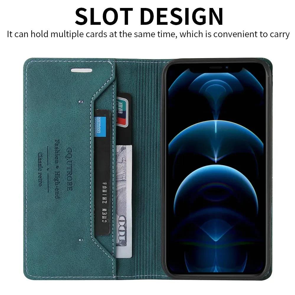 RFID Кожаный Флип-Кошелек Слот для Карт Противоударный Чехол для Google Pixel 10 Pro XL 9 8 A Магнит Книжка Защита Подставка Держатель Чехол для Телефона для Pixel 10 9A 8A 7A