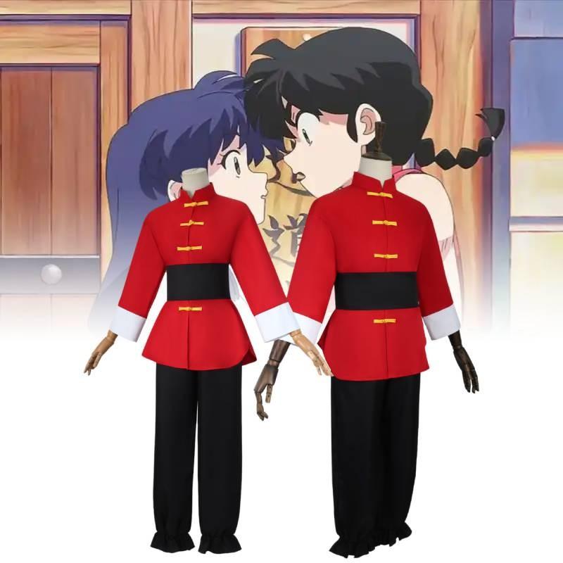 Мягкий и прочный костюм Ранмы с дизайном кунг-фу в уличном стиле для всех сезонов