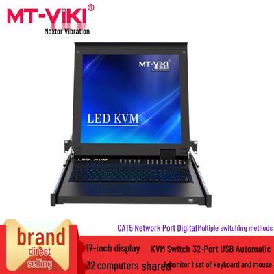 MT-viki 17-дюймовый цифровой KVM-переключатель со светодиодным дисплеем