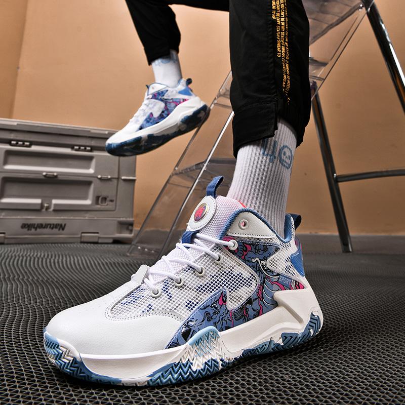 Баскетбольные кроссовки, мужские кроссовки, легкие амортизирующие кроссовки, дышащие кроссовки с сеткой, мужская обувь