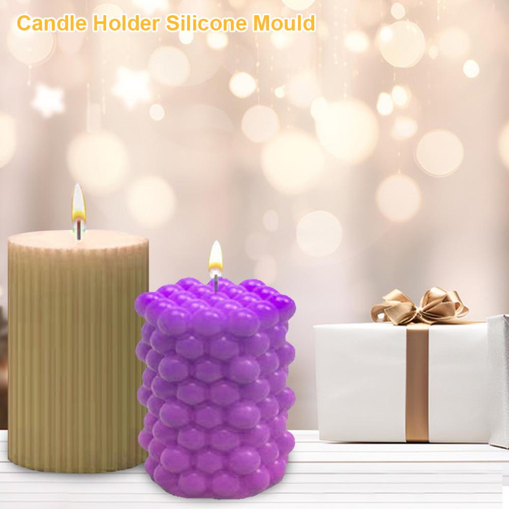 6/7Pcs Candle Casting Molds Hexagonal/Cylinder/Square Silicone Aromatherapy Candles Making Non for Handcraft