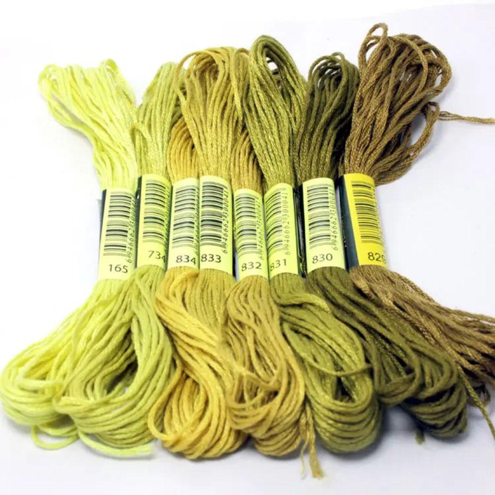 Полиэстер Хлопок Вышивальная нить Нить для рукоделия Швейные мотки DIY Швейный инструмент