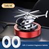 Автомобильный освежитель воздуха на солнечной энергии, аромат для вертолета, автомобильные ароматизаторы, аксессуары для интерьера, вращающийся парфюм с пропеллером