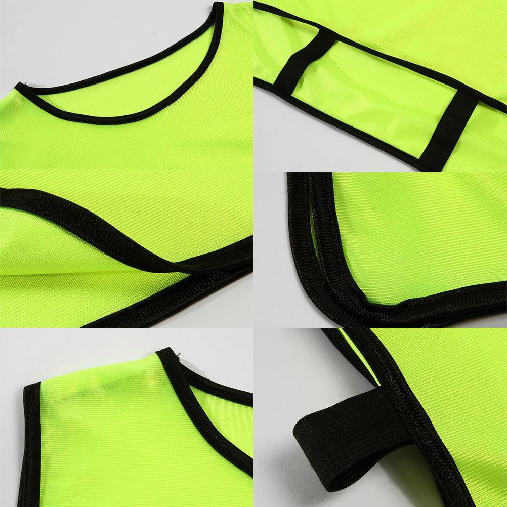 10 шт. Детские тренировочные жилеты для скрэммиджа, тренировочные майки, манишки для футбола, баскетбола, футбола