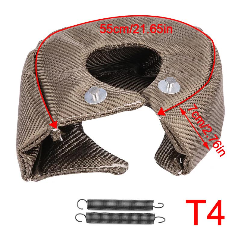 T3T4T6 Защитный чехол турбонагнетателя Тепловой экран Автомобильные аксессуары