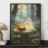 Halloween diamond painting kit handmade diy cute ghost and pumpkin painting home decoration painting