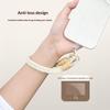 Dopamine Four-Strand Braided Short Phone Lanyard Fashion Color Block Cable-Knit Wrist Strap Durable for Running Hanging Small Accessories