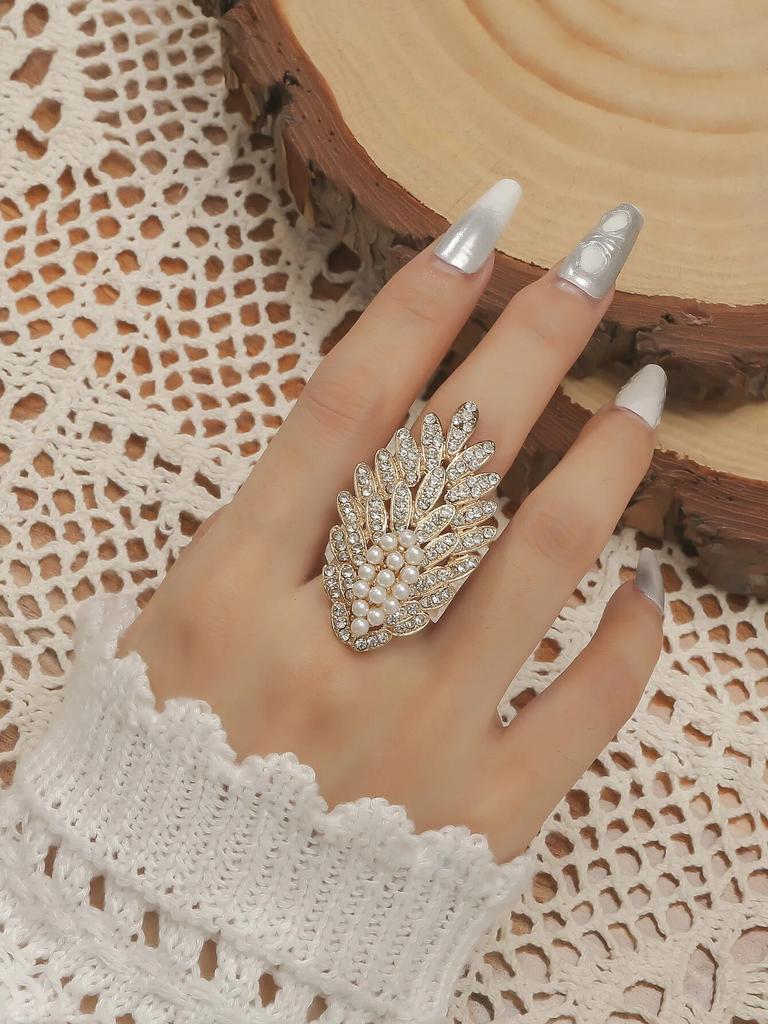 Новые корейские кольца с белым цветком для женщин и девочек, позолоченные регулируемые кольца Anillos, свадебное кольцо для помолвки, день святого Валентина