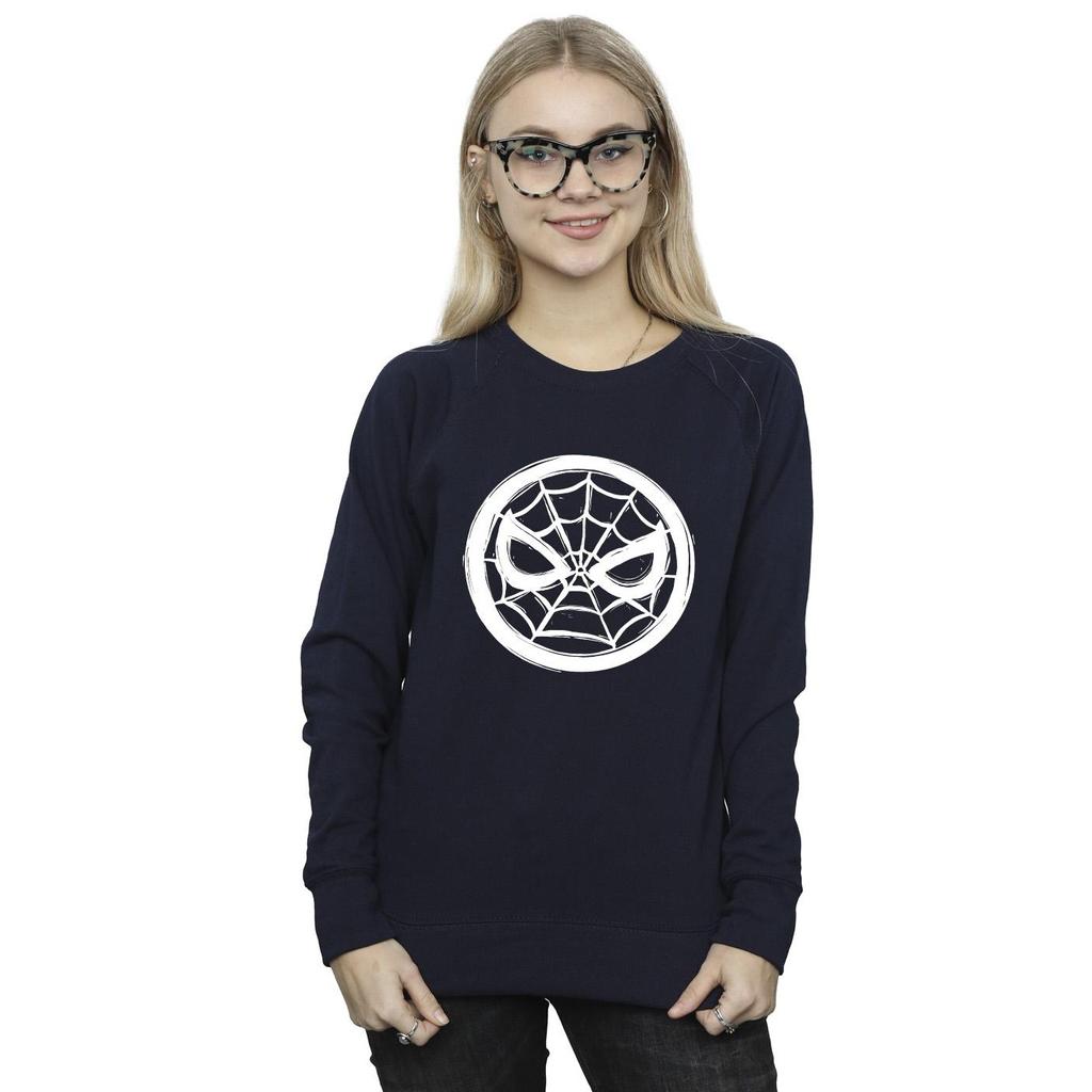 Marvel Womens/Ladies Spider-Man Chest Logo Sweatshirt