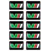 NYDM6 3D Car Epoxy Badge Interior Stickers Decoration Accessory For Skoda Kodiaq Octavia Enyaq Kamiq Scala Rapid Superb Karoq MK2 MK3