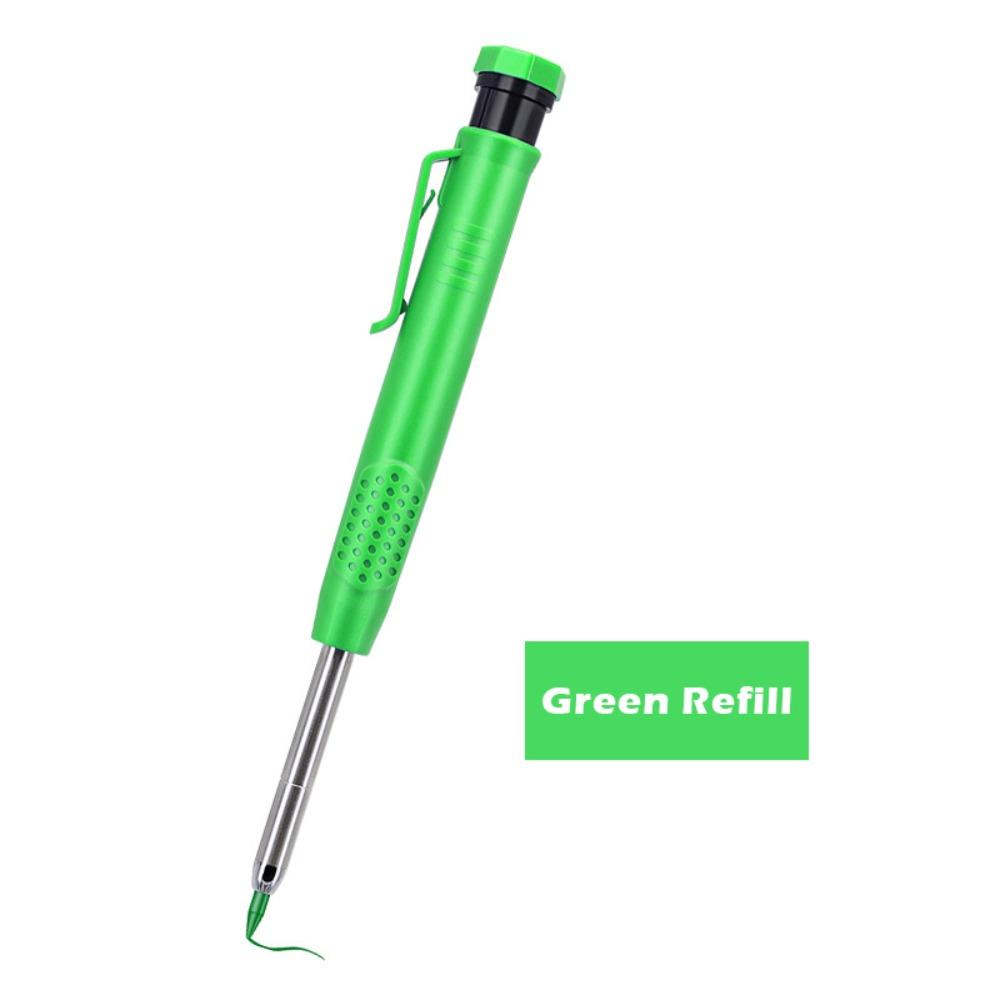 2.8mm Solid Carpenter Pencil Built-in Sharpener Mechanical Pencil Woodworking Construction