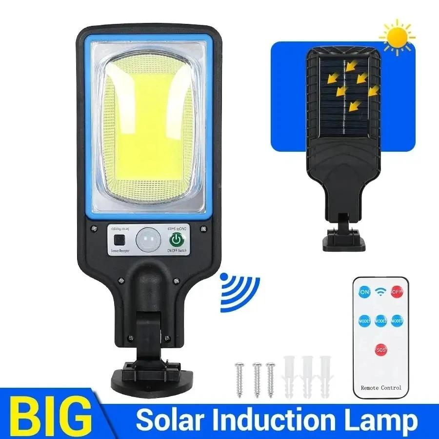 Несколько стилей наружных светодиодных солнечных уличных фонарей, водонепроницаемая индукционная солнечная лампа, садовая дорожка, двор, гараж, настенный светильник