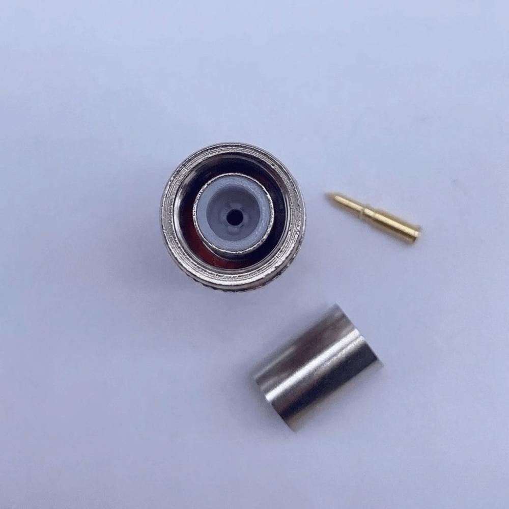 Crimp Termination RF Coax Connector Threaded Coupling Coaxial Connector Hardware Accessories