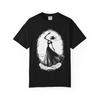 Seven Deadly Sins Envy Gothic Black T-Shirt | Crowned Queen White Ink Tee | Occult Alternative Fashion Gift