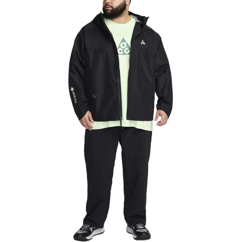 Nike Серия ACG Защита от ультрафиолетового излучения для походов, однотонные удобные мягкие трикотажные спортивные брюки для мужчин, черные FN2450-010